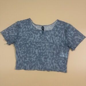Like New! MOTEL Sheer Crop Top